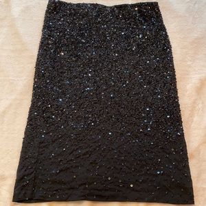 Alice + Olivia Sequin Pencil skirt